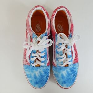 Vans Unisex Tie Dye Old Skool Lace Up Sneakers Size 6.5